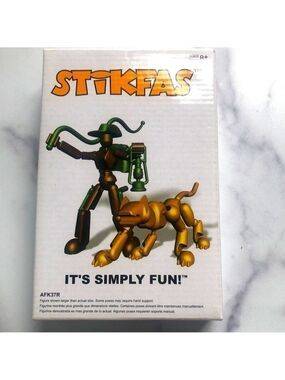 Stikfas Beta Female Safari And Jungle Cat Action Figures Collectible 2005